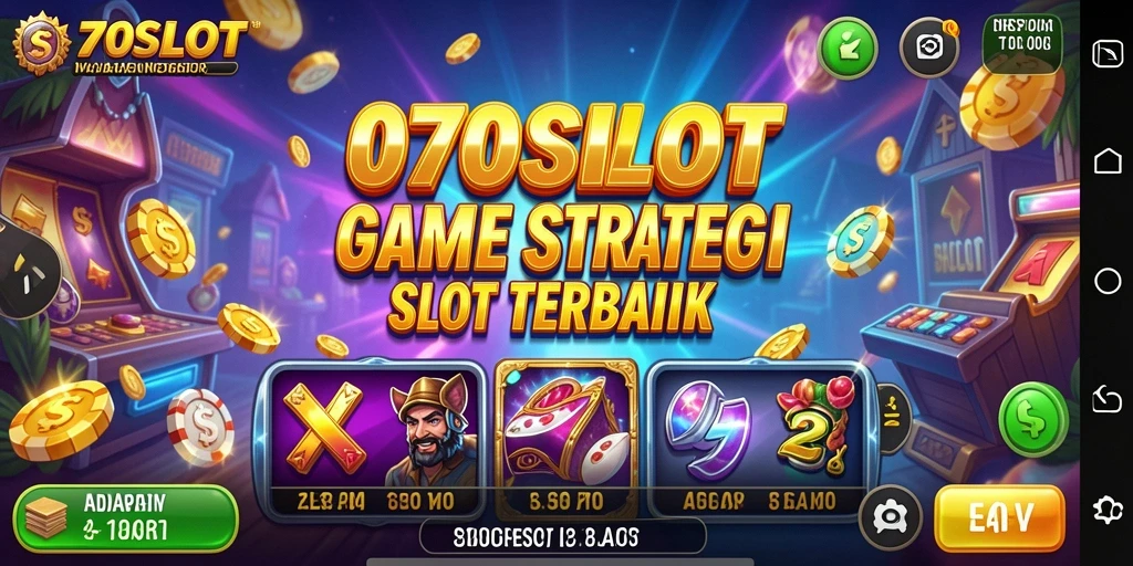 Tampilan menarik gameplay 070SLOT dengan berbagai tema slot.
