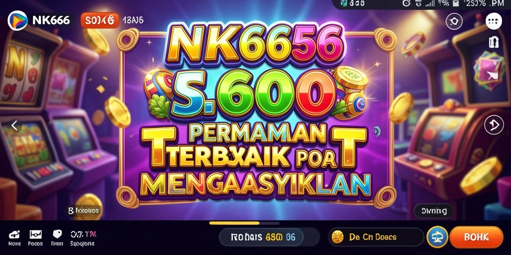 Tampilan gameplay Slot NK666 yang menarik dan penuh warna.